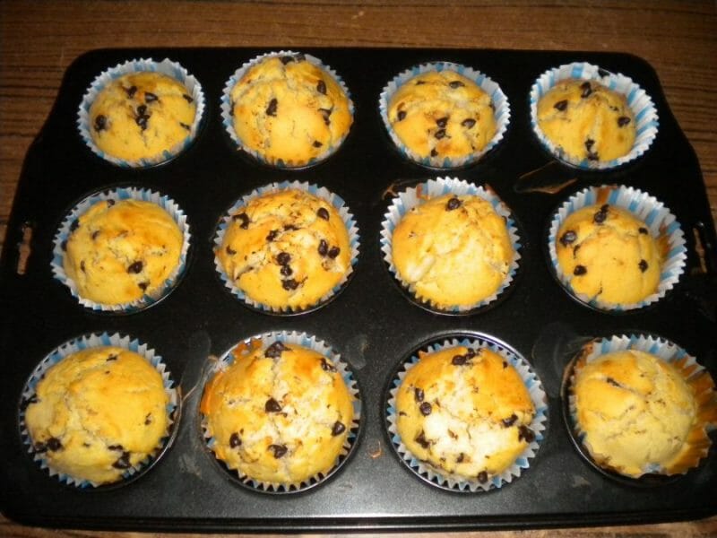 Cliquez pour zoomer ! Muffins aux pépites de chocolat Thermomix par orchidee10