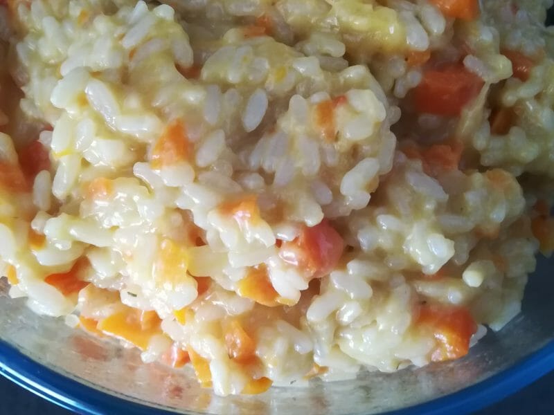 Cliquez pour zoomer ! Risotto carottes et saumon fumé Thermomix par MatLenPA