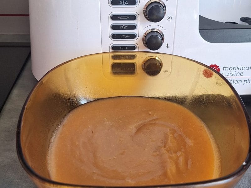 Cliquez pour zoomer ! Compote pomme rhubarbe à la vanille Thermomix par ninisdu50