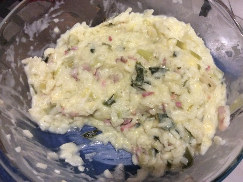 Cliquez pour zoomer ! Risotto poireaux et lardons Thermomix par Zaboune