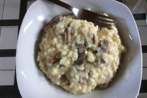 Cliquez pour zoomer ! Risotto poulet et champignons au Thermomix