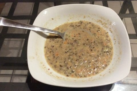 Cliquez pour zoomer ! Velouté de lentilles vertes au Thermomix