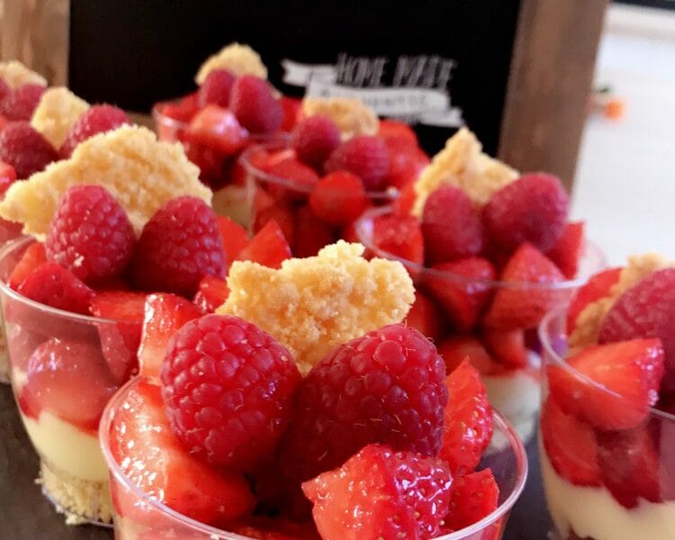 Cliquez pour zoomer ! Tarte aux fraises destructurée Thermomix par Lyvia-88