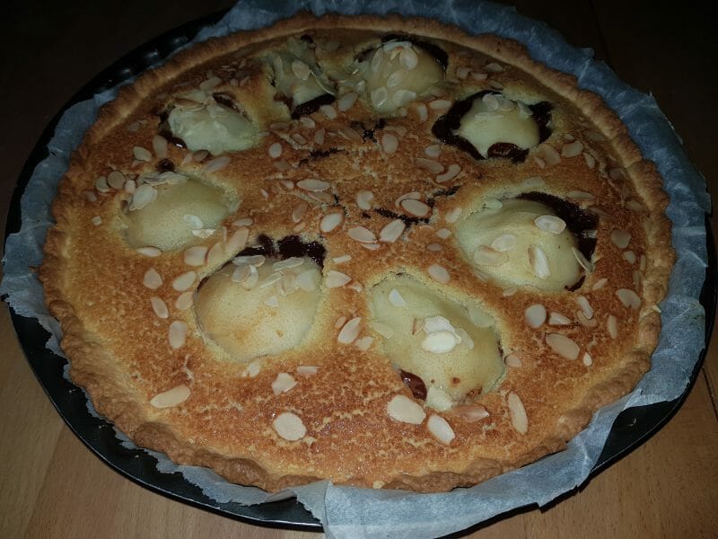Cliquez pour zoomer ! Tarte poires et chocolat Thermomix par Amandakimia