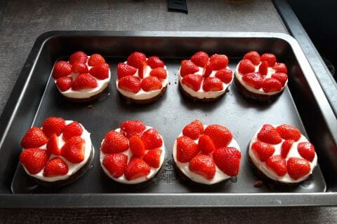 Cliquez pour zoomer ! Tarte aux fraises sans cuisson Thermomix par Emilie311081