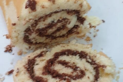 Cliquez pour zoomer ! Roulé au nutella au Thermomix