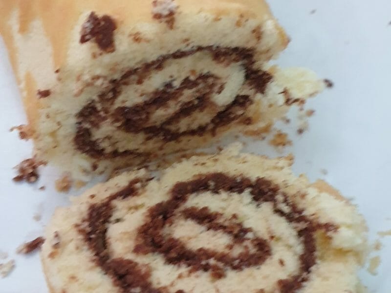 Cliquez pour zoomer ! Roulé au nutella Thermomix par Sanilo