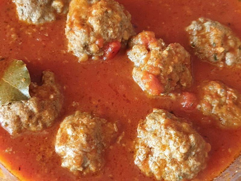 Cliquez pour zoomer ! Boulettes de viandes à la sauce tomate Thermomix par Sanilo