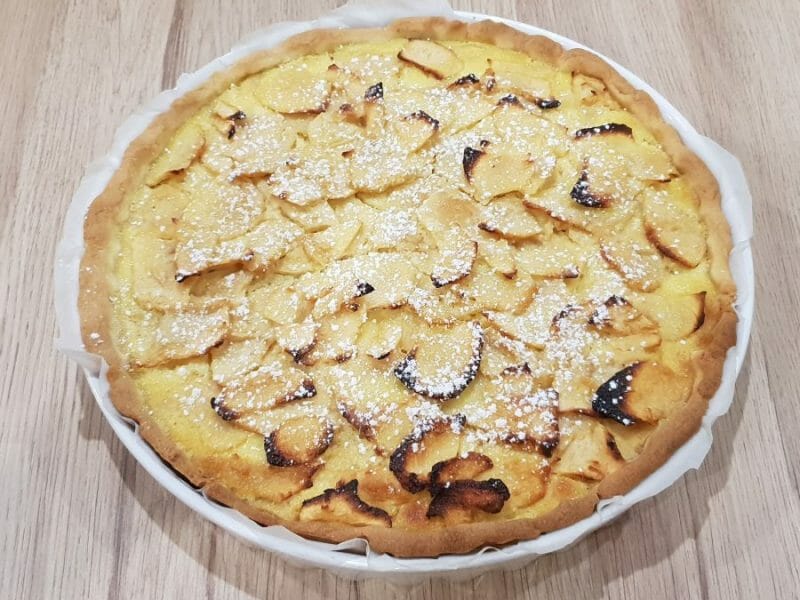Cliquez pour zoomer ! Tarte normande aux pommes Thermomix par Eliceline