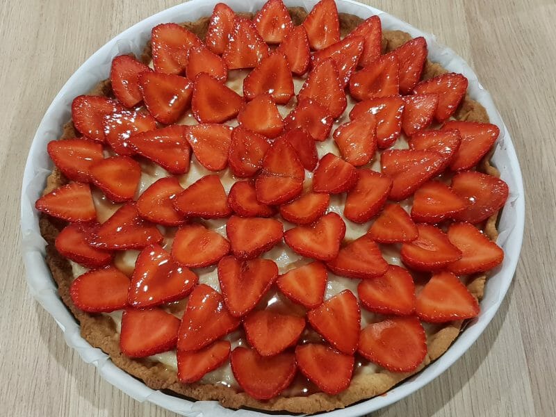 Cliquez pour zoomer ! Tarte aux fraises Thermomix par Eliceline