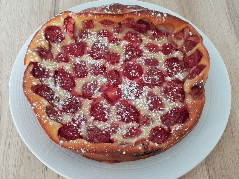 Cliquez pour zoomer ! Clafoutis aux fraises Thermomix par Eliceline