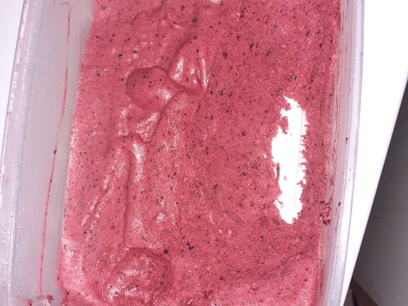 Cliquez pour zoomer ! Sorbet aux fruits rouges Thermomix par audrey2588