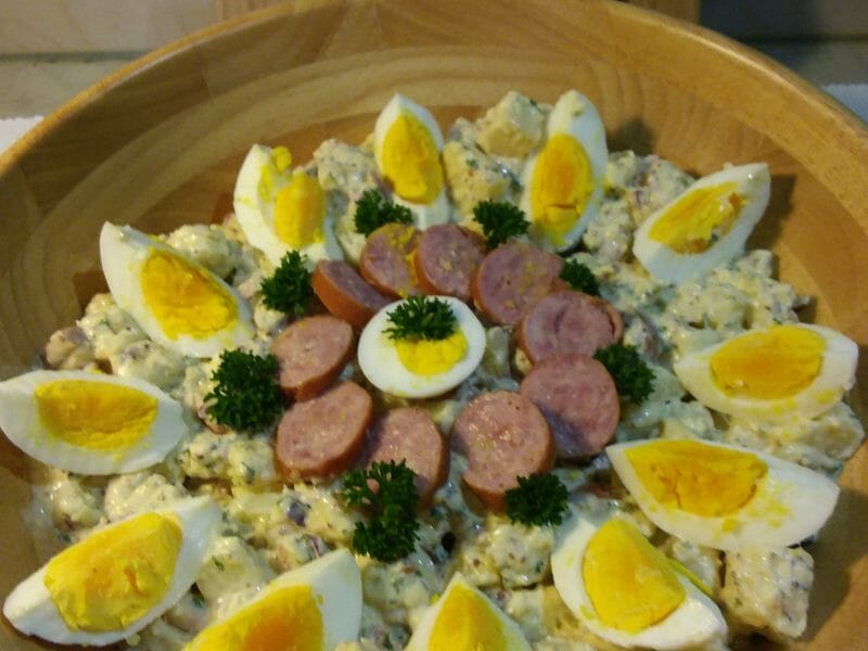 Cliquez pour zoomer ! Salade strasbourgeoise Thermomix par Dauphinlibre