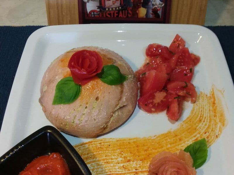 Cliquez pour zoomer ! Timbales de courgettes et saumon fumé Thermomix par Dauphinlibre