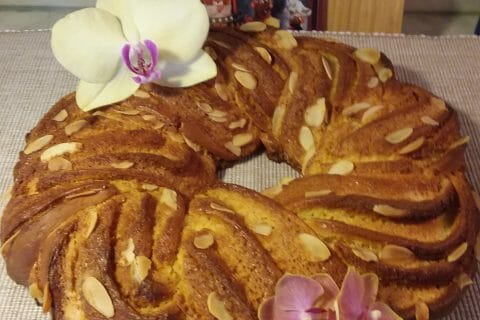 Cliquez pour zoomer ! Brioche à la crème d’amande au Thermomix