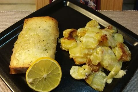 Cliquez pour zoomer ! Brick de saumon et poireaux au Thermomix