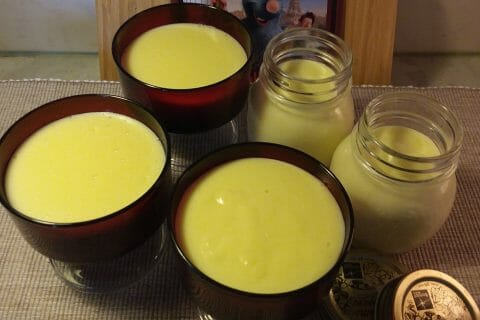 Cliquez pour zoomer ! Crème dessert au chocolat blanc au Thermomix