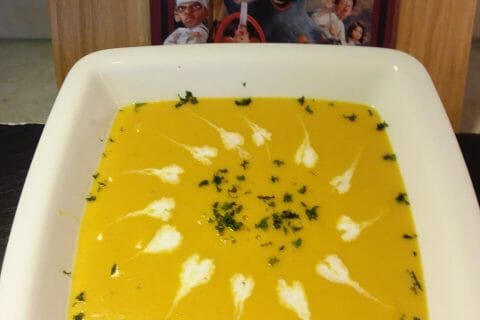 Cliquez pour zoomer ! Mouliné de lentilles corail à l’indienne au Thermomix