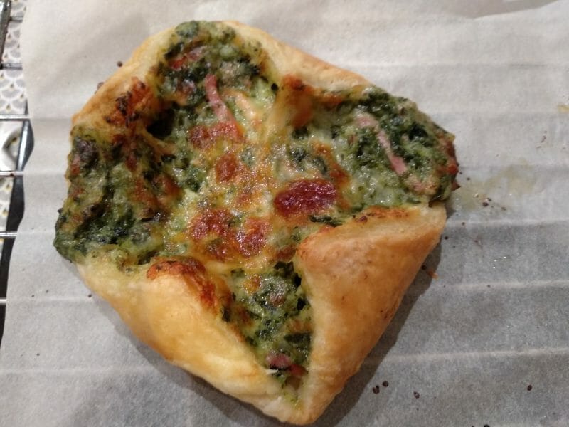 Cliquez pour zoomer ! Paniers feuilletés épinards et jambon Thermomix par Noemie23