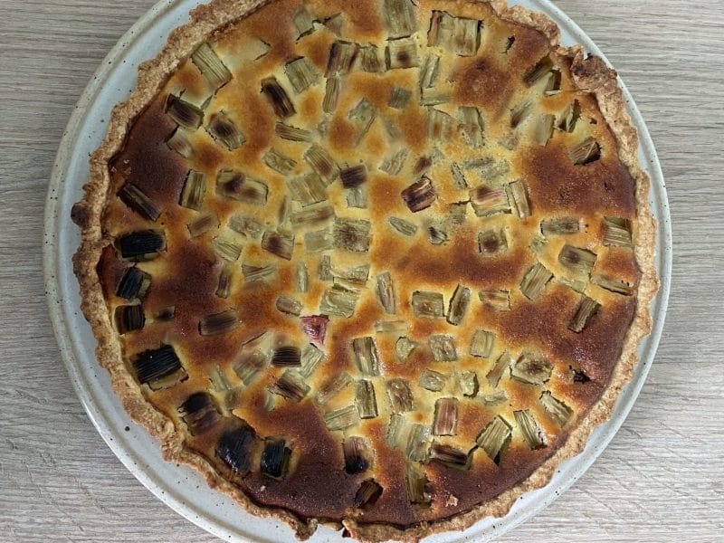 Cliquez pour zoomer ! Tarte à la rhubarbe Thermomix par mimi9090