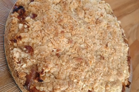 Cliquez pour zoomer ! Tarte aux pommes façon crumble Thermomix par sandrado