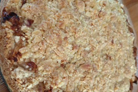 Cliquez pour zoomer ! Tarte aux pommes façon crumble Thermomix par sandrado