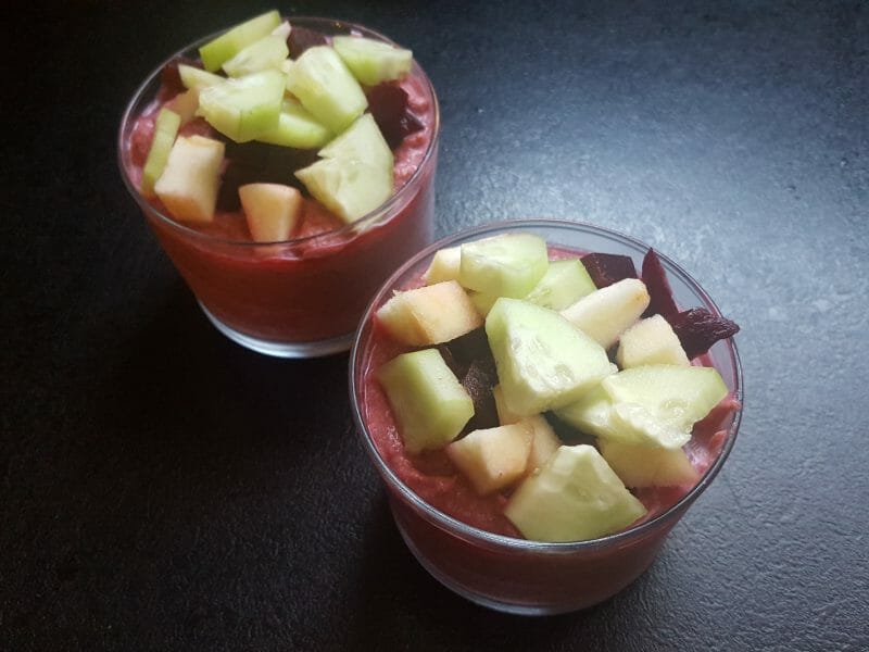 Cliquez pour zoomer ! Gaspacho de betterave et pomme Thermomix par Chticuisiniere