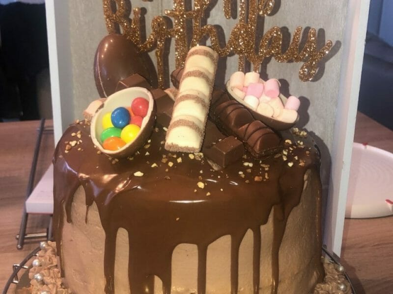 Cliquez pour zoomer ! Layer cake Kinder Bueno Thermomix par LindaFred