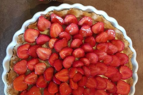 Cliquez pour zoomer ! Tarte aux fraises au Thermomix