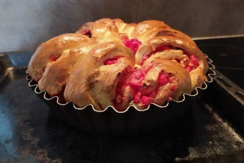Cliquez pour zoomer ! Brioche aux pralines roses au Thermomix