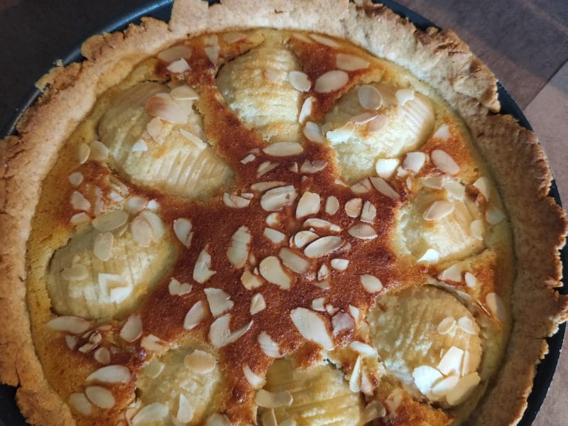 Cliquez pour zoomer ! Tarte aux poires sur lit de chocolat Thermomix par Marie_Astrid