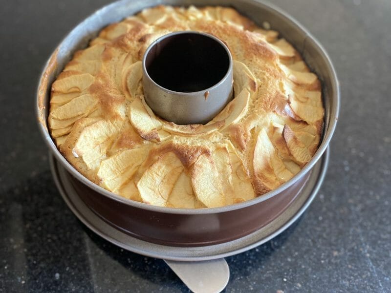 Cliquez pour zoomer ! Gâteau aux pommes et mascarpone Thermomix par Wendy