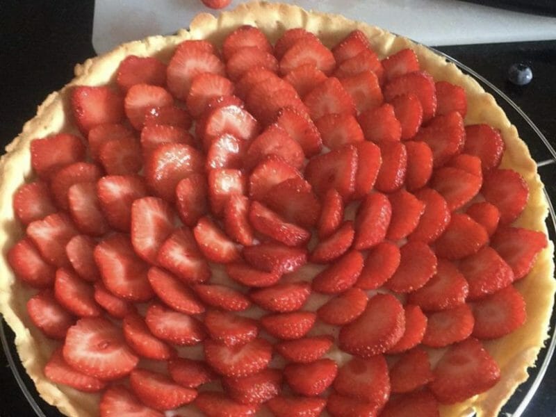 Cliquez pour zoomer ! Tarte aux fraises Thermomix par Wendy