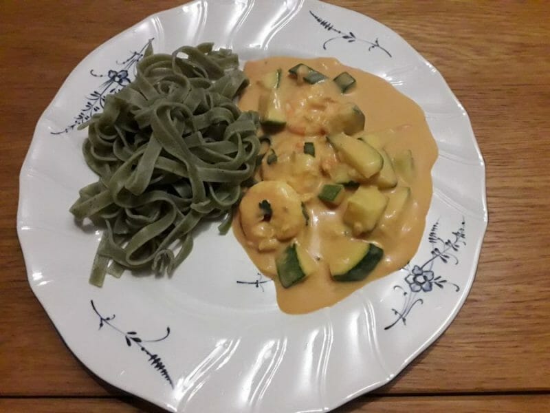 Cliquez pour zoomer ! Curry de crevettes au lait de coco Thermomix par Cindy