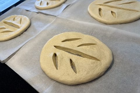 Cliquez pour zoomer ! Pompe de Noël à l’huile d’olive Thermomix par Les Gourmandises de Zézette