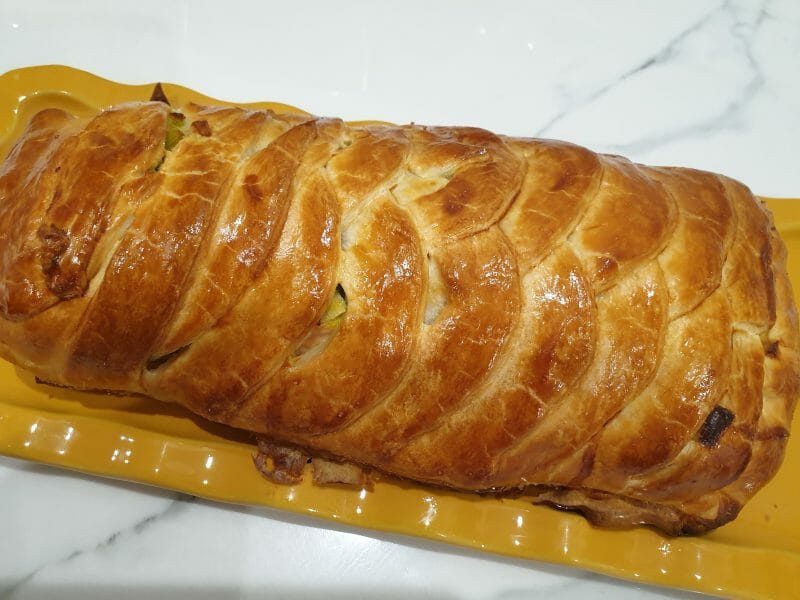 Cliquez pour zoomer ! Feuilleté saumon et poireaux Thermomix par MirabL