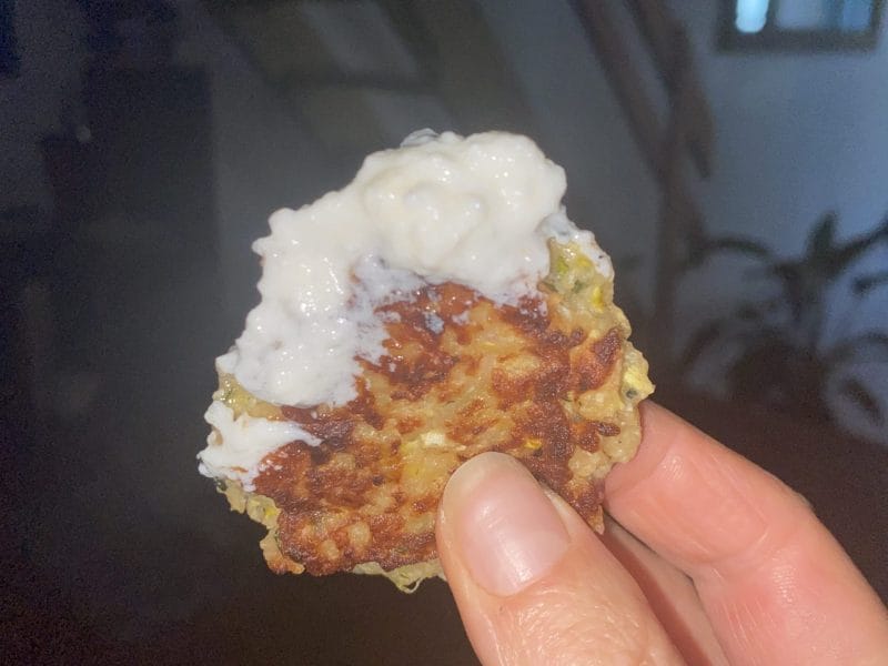 Cliquez pour zoomer ! Galettes de courgettes grecques Thermomix par beatrice