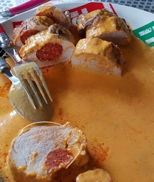 Cliquez pour zoomer ! Filet mignon au chorizo Thermomix par vincelamoket