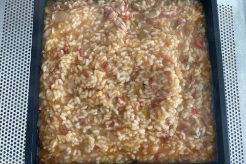 Gratin de riz façon pizza au Thermomix - Cookomix