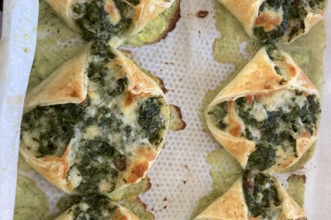 Cliquez pour zoomer ! Paniers feuilletés épinards et jambon Thermomix par NiNi