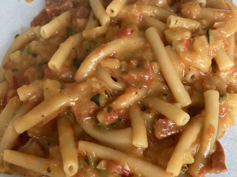 Cliquez pour zoomer ! Fusilli aux tomates et au chorizo Thermomix par NiNi