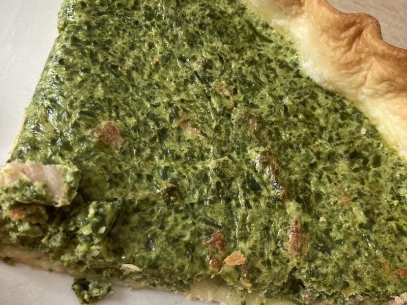 Cliquez pour zoomer ! Quiche épinards et lardons Thermomix par NiNi