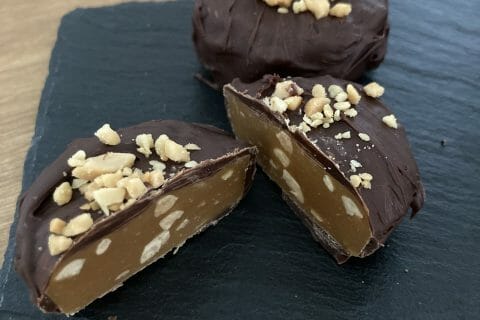 Cliquez pour zoomer ! Caramels aux cacahuètes enrobés de chocolat Thermomix par NiNi