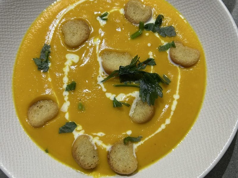 Cliquez pour zoomer ! Soupe de potimarron à l’orange et au gingembre Thermomix par grignan13