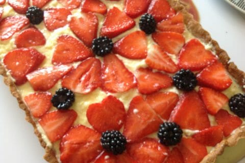 Cliquez pour zoomer ! Tarte aux fraises Thermomix par Cathy14