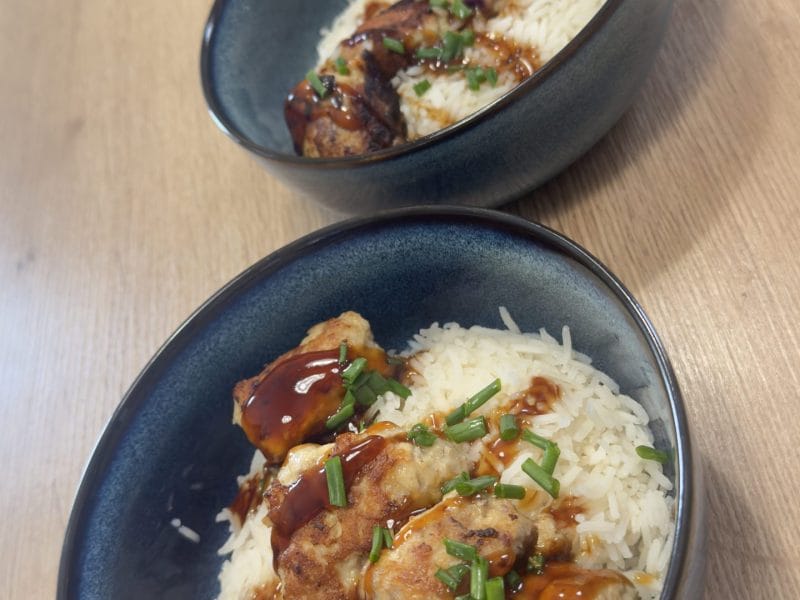 Cliquez pour zoomer ! Boulettes de poulet Yakitori – Tsukune Thermomix par frederic_323