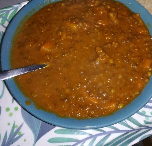 Cliquez pour zoomer ! Soupe de lentilles – 3dess Thermomix par Soniam