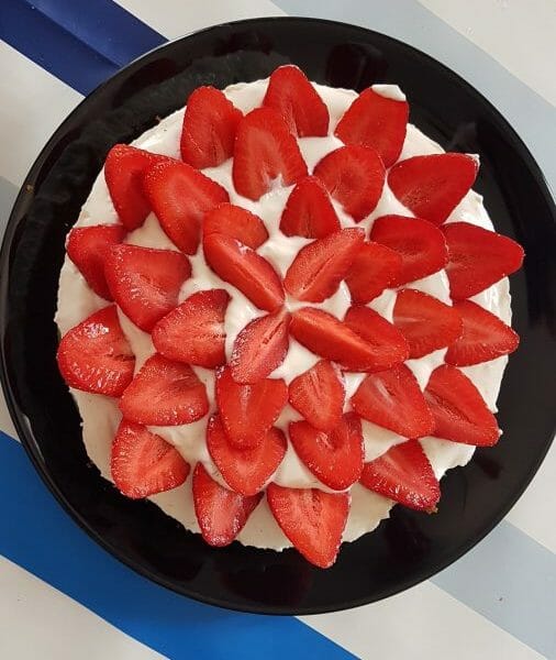 Cliquez pour zoomer ! Tarte aux fraises sans cuisson Thermomix par Elo-Vins