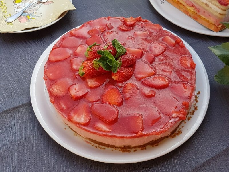 Cliquez pour zoomer ! Bavarois aux fraises Thermomix par Ornella57