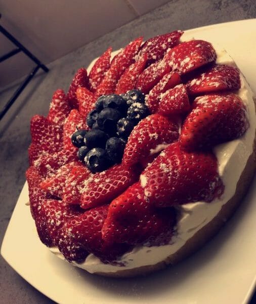 Cliquez pour zoomer ! Tarte aux fraises sans cuisson Thermomix par Dou